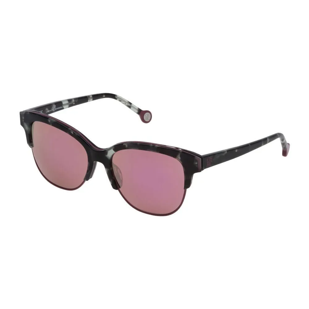 Carolina Herrera Gray Acetate Sunglasses - Picture 1 of 1